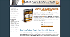 Desktop Screenshot of dietguidereports.com